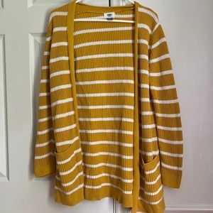 OLD NAVY YELLOW CARDIGAN